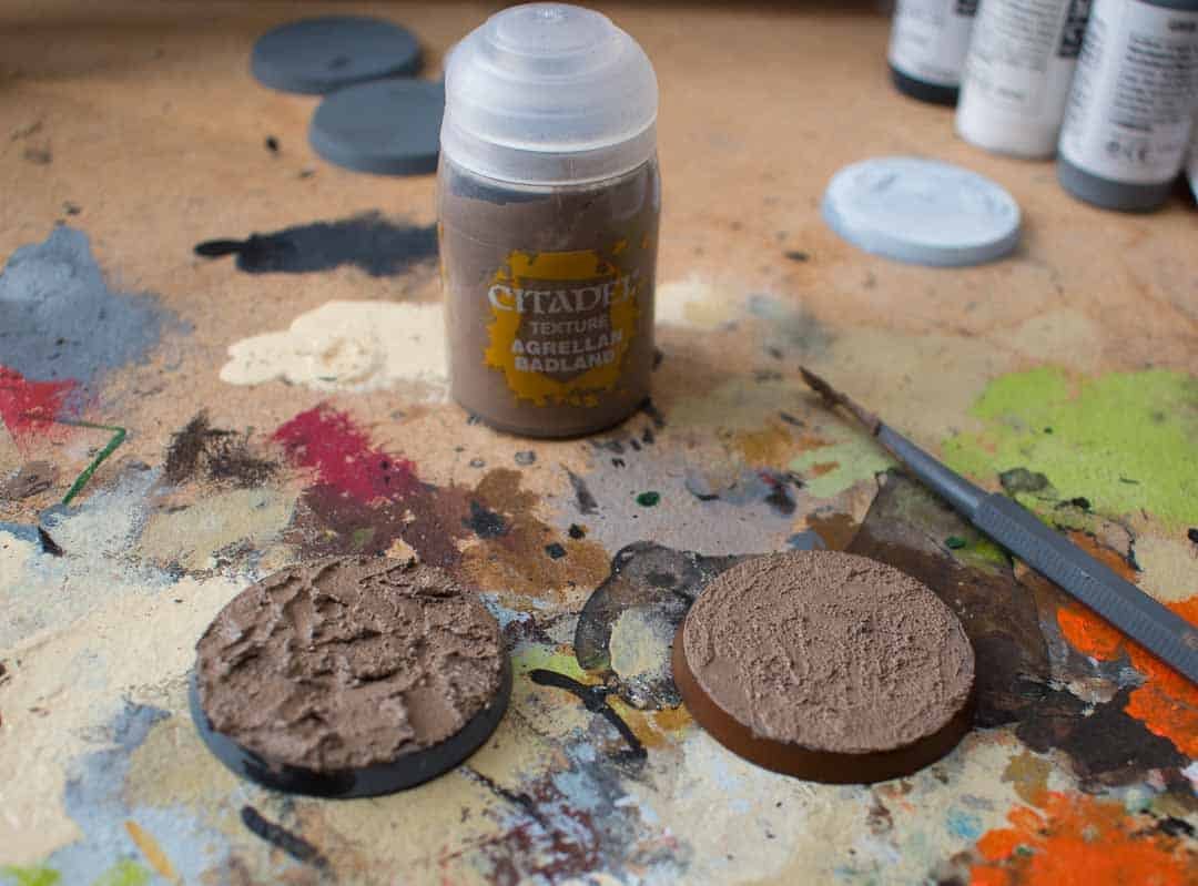 Image of Agrellan Badland Citadel texture paint when still wet