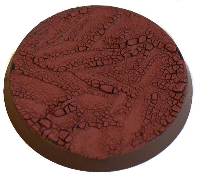 Image of Martian Ironearth texture paint when in a thin version seen angled