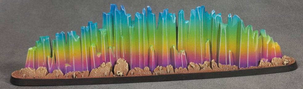 A picture of the Endless Spell Prismatic Palisade from the Malign Sorcery expansion for Age of Sigmar 2.0