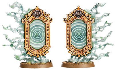 A picture of the Endless Spell Umbral Spellportal from the Malign Sorcery expansion for Age of Sigmar 2.0