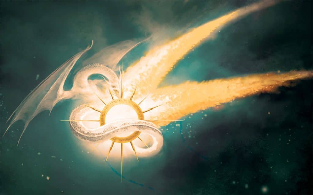 This image has an empty alt attribute; its file name is Age-of-Sigmar-Dragon-Comet-1024x640.jpg
