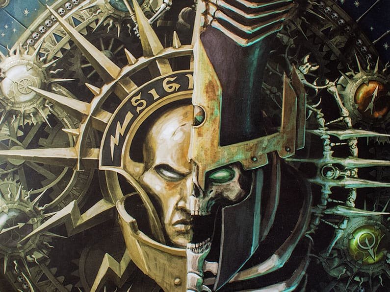 Nagash and Sigmar merging together in a nice portrait (or selfie?)