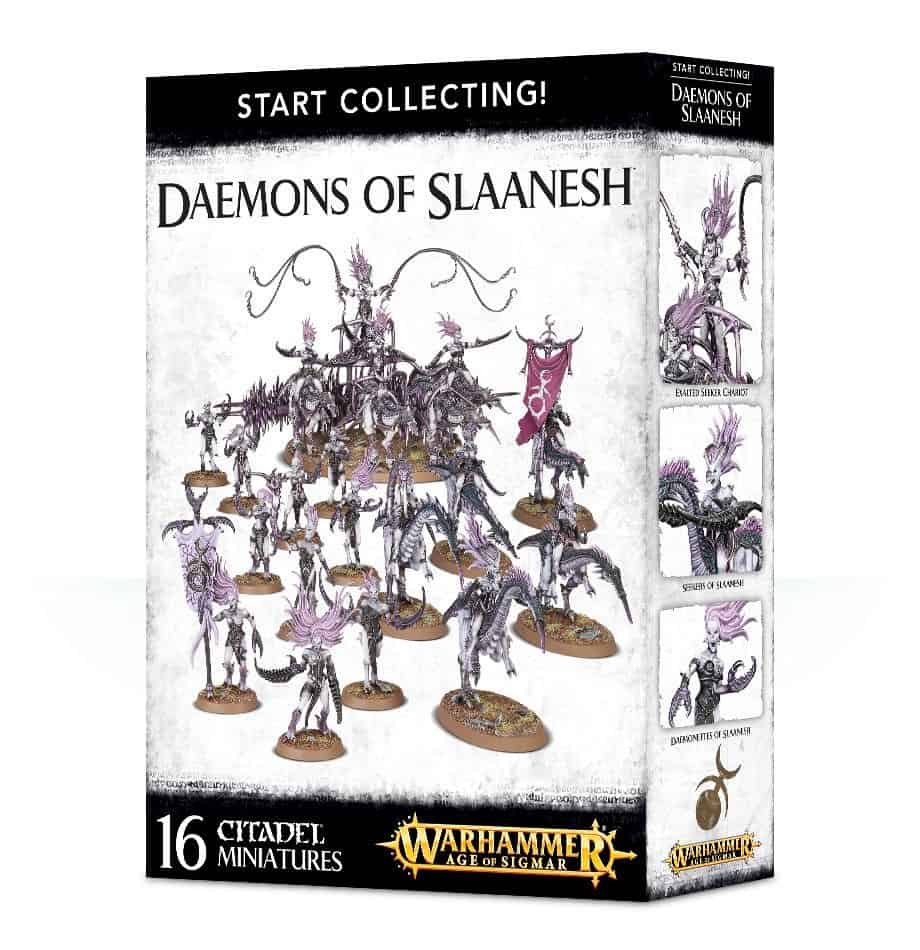 The start collecting slaanesh box for age of sigmar