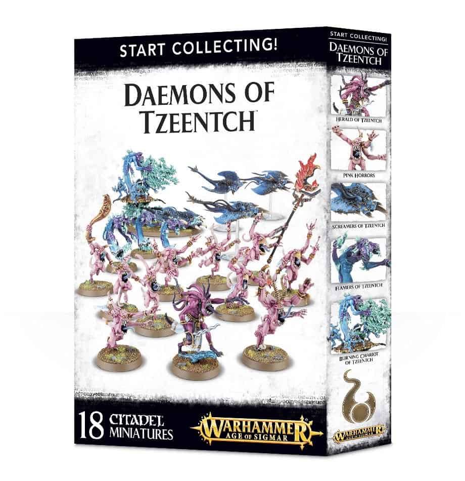 Review of the Start Collecting Daemons of Tzeentch Box