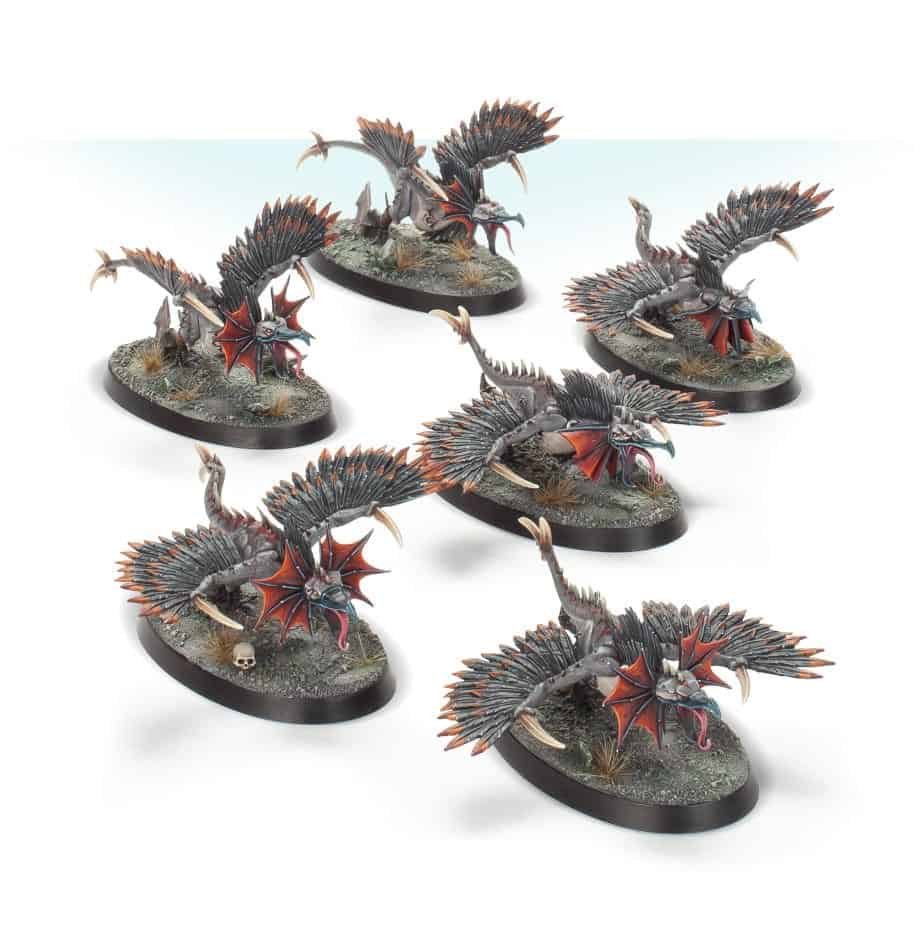 The Raptoryx miniatures in warcry starter set