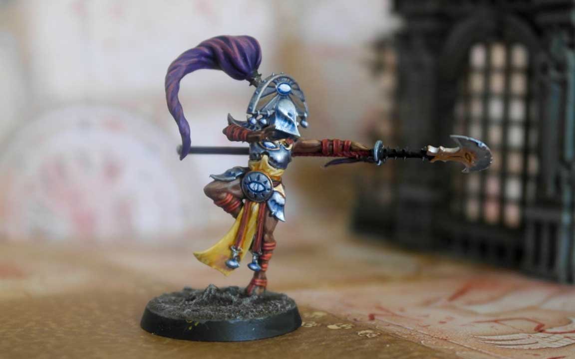 A Cypher Lords Luminator painted with contrast paints