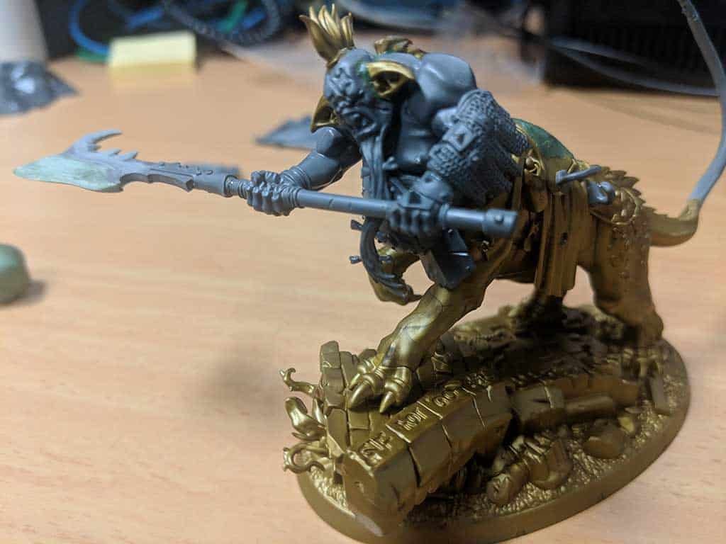 A converted Dragon Ogre for Age of Sigmar