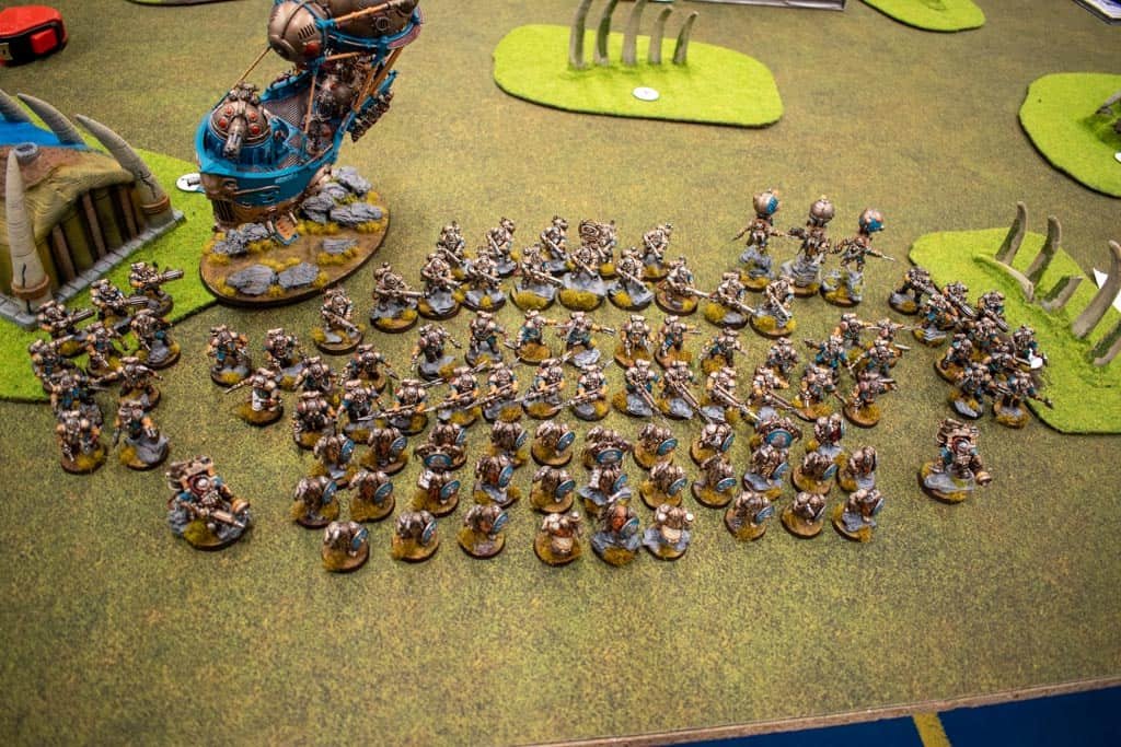 A 2000 points force ready for the new kharadron overlords battletome
