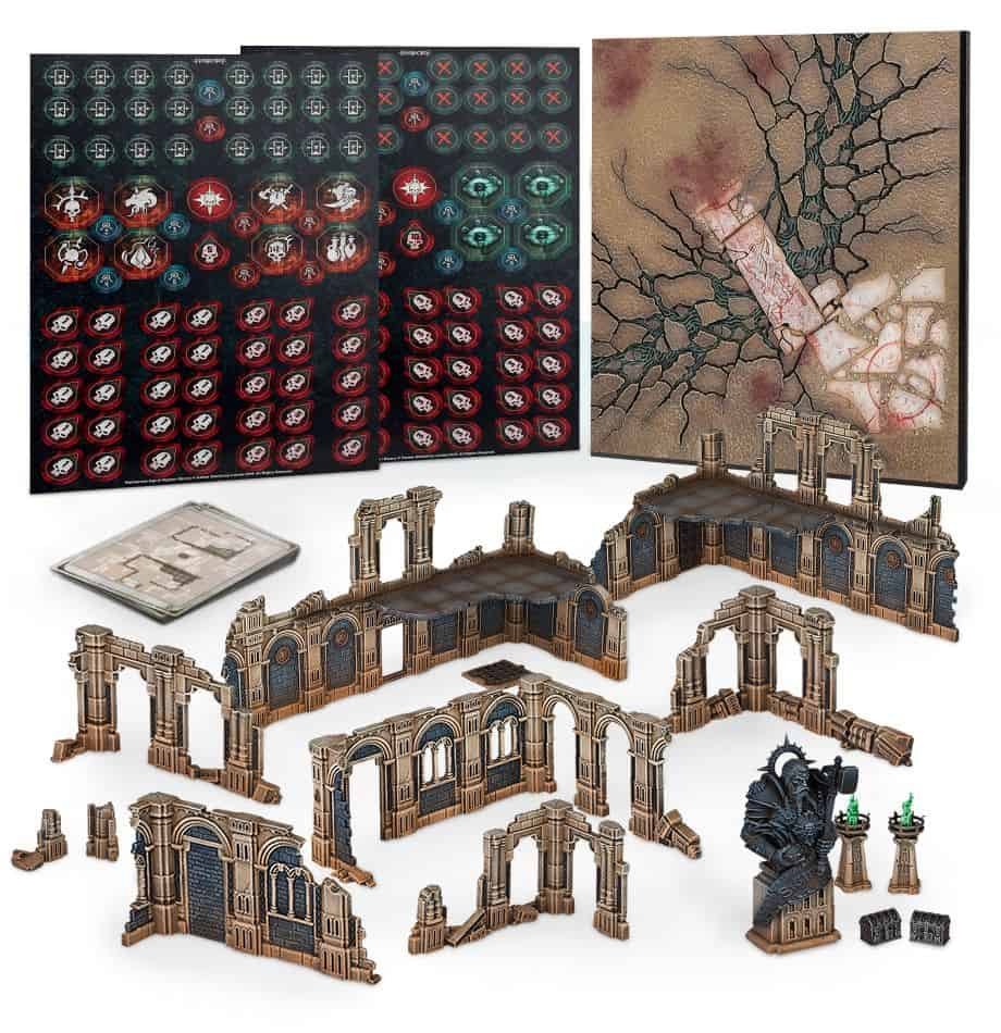 The Defiled Ruins terrain you can buy for Warcry