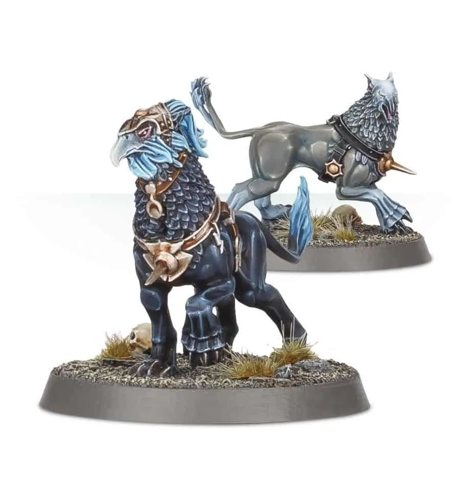 Gryph-Hounds for the Stormcast Vanguard Warband in Warcry