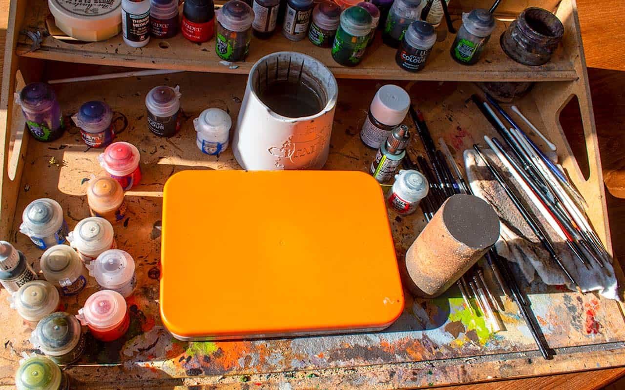 How to use a wet palette with acrylic paint