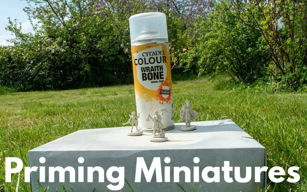 How to prime your miniatures: Citadel Imperial Primer (Tutorial