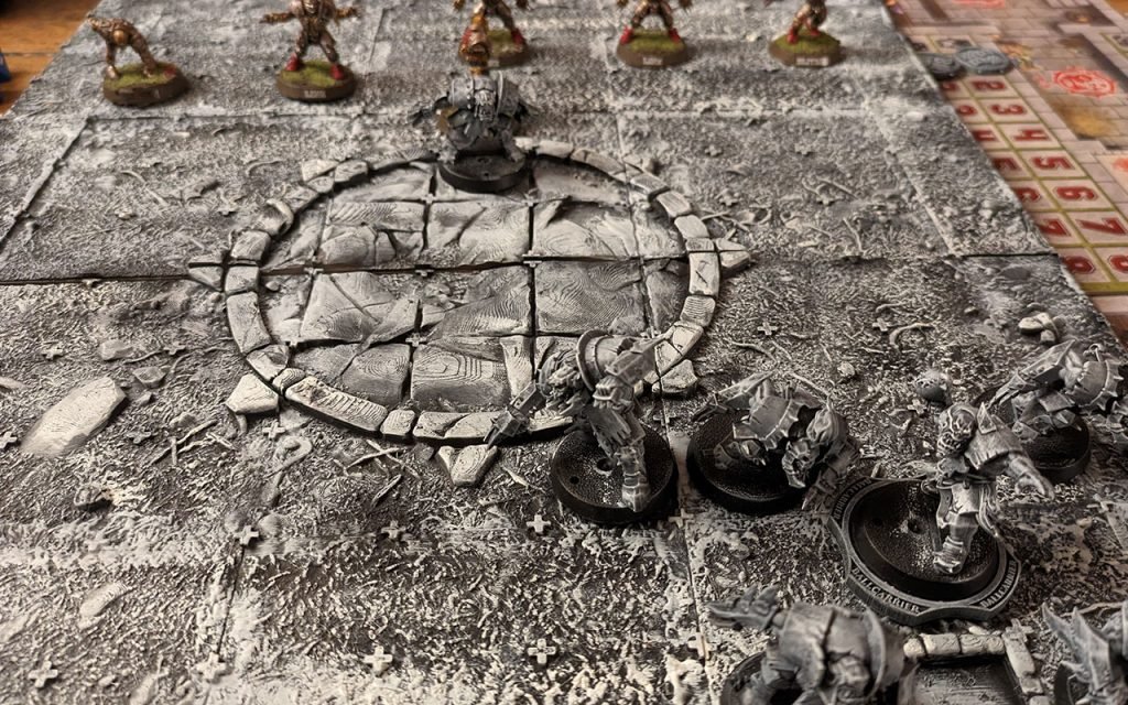 A 3D printed Board for Blood Bowl