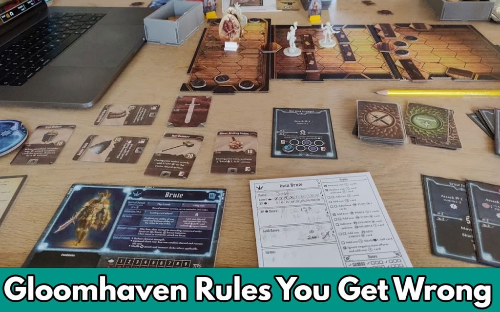 The feature image for the article about Gloomhaven Rules beginners get wrong