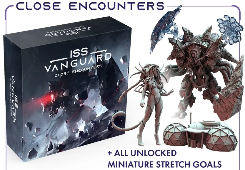 ISS Vanguard high quality Boardgame W/ Miniatures Expansion