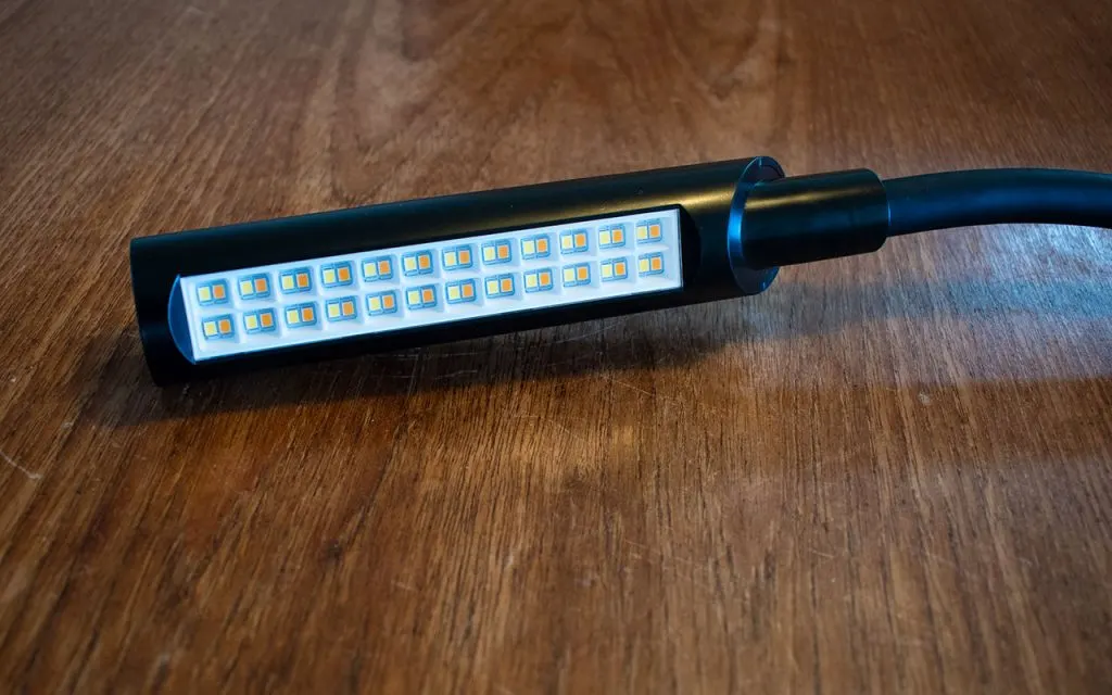 Two rows of LED on the Uberlight Flex