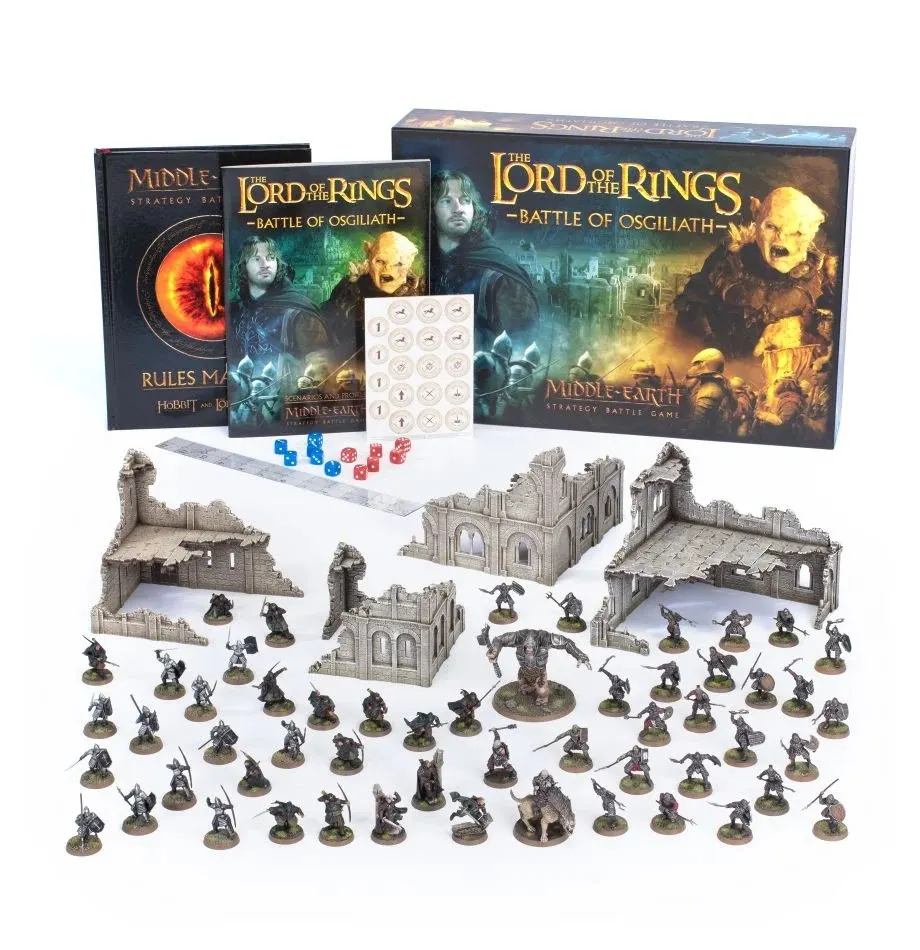 Games Workshop Warhammer: Battle Of Osgiliath - Il Signore Degli Anelli (scatola In Inglese Con 54 Miniature)