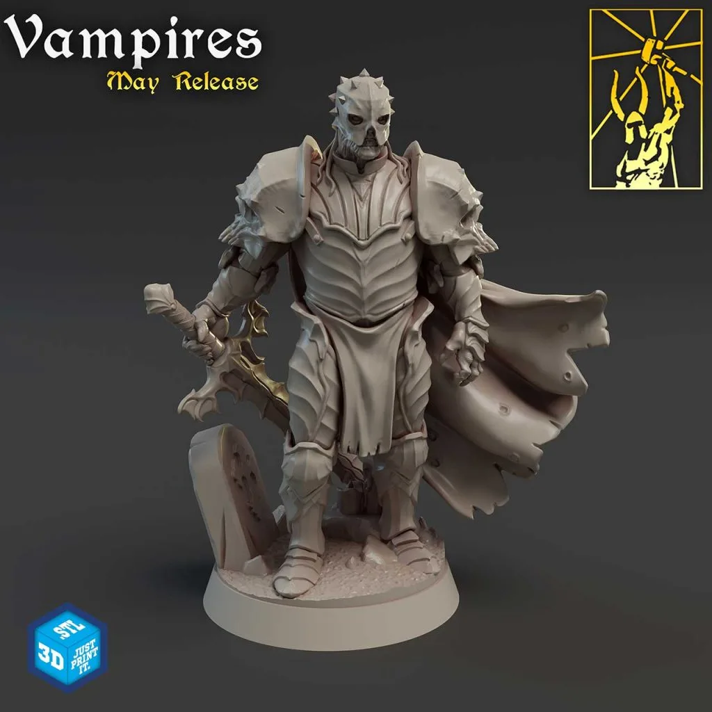 3D Printable October Release - Titan Forge Miniatures - Vampire Hunters by  Titan Forge Miniatures