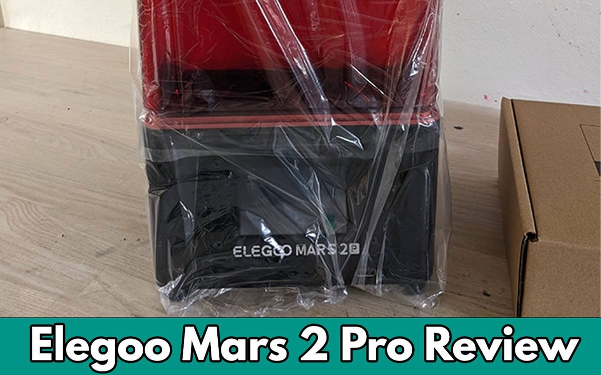 Elegoo Mars 2 Pro resin 3D printer on a hobby desk